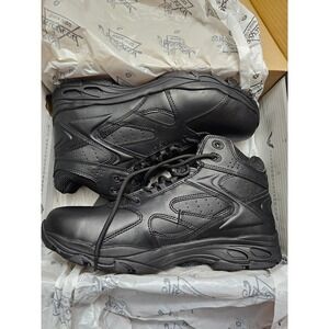 Thorogood 834 6523 Mens 15 M Black Leather Slip Resisting Mid Cut Work Boots